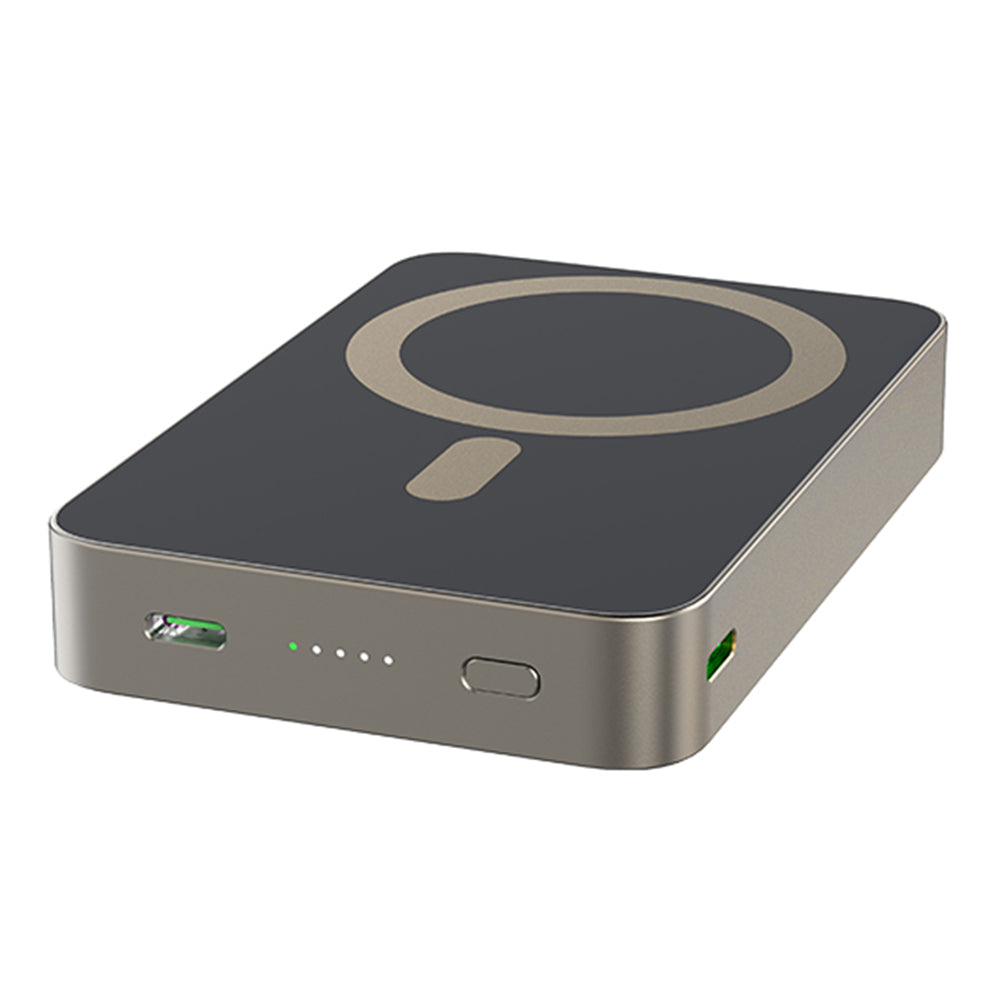 E61B 10000mah Magnetic Wireless Power Bank 2-in-1 Portable Phone External Battery Pack E61B 10000mah Magnetic Wireless Power Bank 2-in-1 Portable Phone External Battery Pack